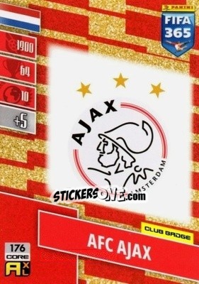Sticker Club Badge - FIFA 365: 2021-2022. Adrenalyn XL n. 176 - Panini