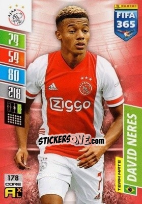 Sticker David Neres - FIFA 365: 2021-2022. Adrenalyn XL n. 178 - Panini