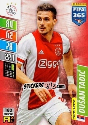 Sticker Dušan Tadic - FIFA 365: 2021-2022. Adrenalyn XL n. 180 - Panini