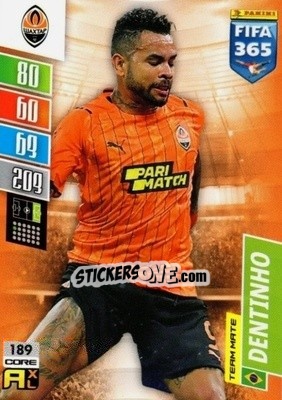 Sticker Dentinho - FIFA 365: 2021-2022. Adrenalyn XL n. 189 - Panini