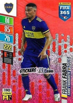 Sticker Frank Fabra - FIFA 365: 2021-2022. Adrenalyn XL - Panini