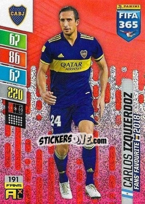Sticker Carlos Izquierdoz - FIFA 365: 2021-2022. Adrenalyn XL n. 191 - Panini