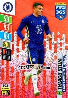 Cromo Thiago Silva - FIFA 365: 2021-2022. Adrenalyn XL - Panini