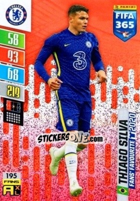 Figurina Thiago Silva - FIFA 365: 2021-2022. Adrenalyn XL - Panini