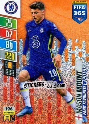 Sticker Mason Mount - FIFA 365: 2021-2022. Adrenalyn XL n. 196 - Panini