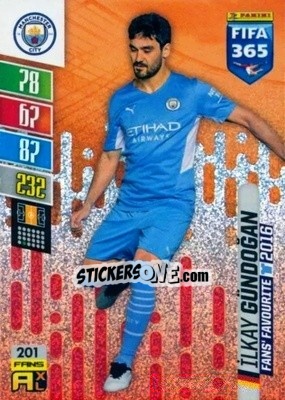 Sticker Ilkay Gündogan - FIFA 365: 2021-2022. Adrenalyn XL - Panini