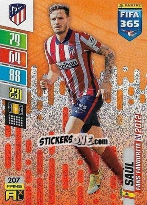 Sticker Saúl - FIFA 365: 2021-2022. Adrenalyn XL n. 207 - Panini