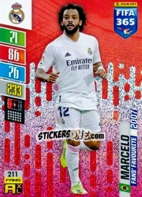 Sticker Marcelo - FIFA 365: 2021-2022. Adrenalyn XL n. 211 - Panini