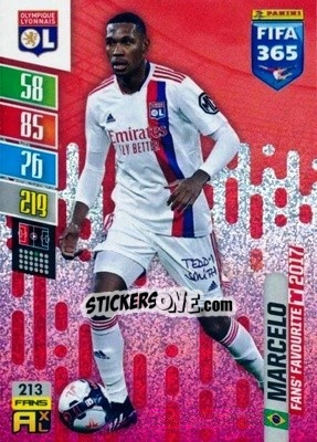 Sticker Marcelo - FIFA 365: 2021-2022. Adrenalyn XL n. 213 - Panini