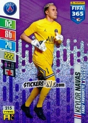 Sticker Keylor Navas - FIFA 365: 2021-2022. Adrenalyn XL n. 215 - Panini