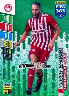 Sticker Youssef El-Arabi - FIFA 365: 2021-2022. Adrenalyn XL n. 222 - Panini