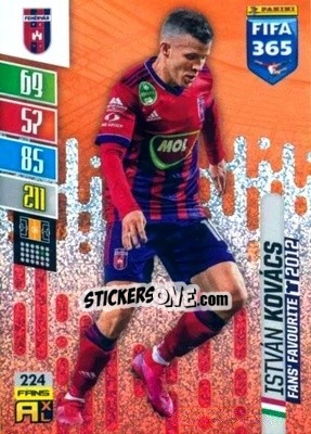 Sticker István Kovács - FIFA 365: 2021-2022. Adrenalyn XL - Panini