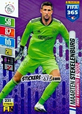 Sticker Maarten Stekelenburg - FIFA 365: 2021-2022. Adrenalyn XL n. 231 - Panini