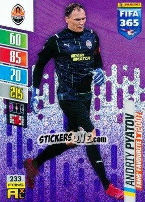 Cromo Andriy Pyatov - FIFA 365: 2021-2022. Adrenalyn XL - Panini