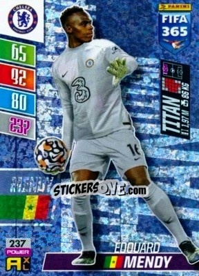 Sticker Édouard Mendy - FIFA 365: 2021-2022. Adrenalyn XL n. 237 - Panini