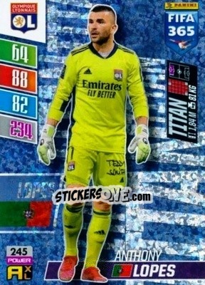 Sticker Anthony Lopes - FIFA 365: 2021-2022. Adrenalyn XL n. 245 - Panini