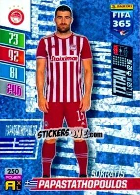 Sticker Sokratis Papastathopoulos - FIFA 365: 2021-2022. Adrenalyn XL - Panini