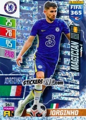 Sticker Jorginho - FIFA 365: 2021-2022. Adrenalyn XL - Panini