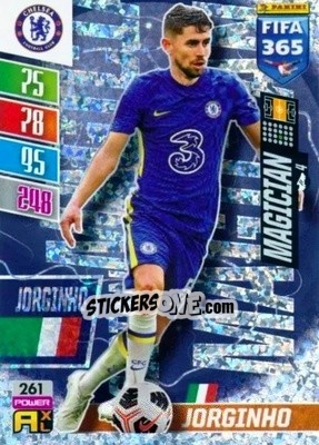 Sticker Jorginho - FIFA 365: 2021-2022. Adrenalyn XL n. 261 - Panini