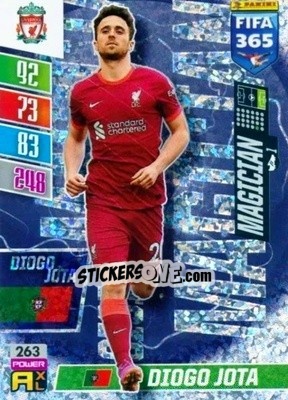 Sticker Diogo Jota - FIFA 365: 2021-2022. Adrenalyn XL n. 263 - Panini