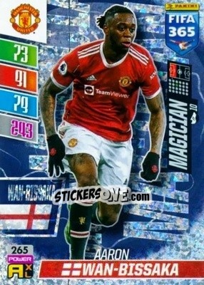 Sticker Aaron Wan-Bissaka - FIFA 365: 2021-2022. Adrenalyn XL n. 265 - Panini