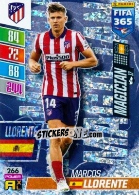 Sticker Marcos Llorente - FIFA 365: 2021-2022. Adrenalyn XL n. 266 - Panini