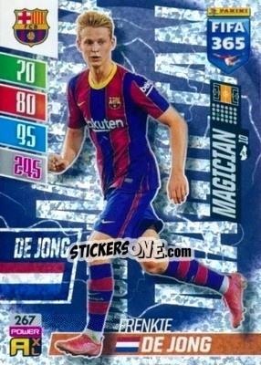 Sticker Frenkie de Jong - FIFA 365: 2021-2022. Adrenalyn XL n. 267 - Panini