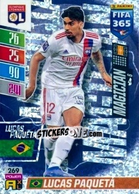 Sticker Lucas Paquetá - FIFA 365: 2021-2022. Adrenalyn XL n. 269 - Panini