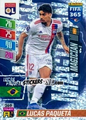 Cromo Lucas Paquetá - FIFA 365: 2021-2022. Adrenalyn XL - Panini