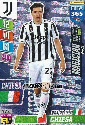 Cromo Federico Chiesa - FIFA 365: 2021-2022. Adrenalyn XL - Panini