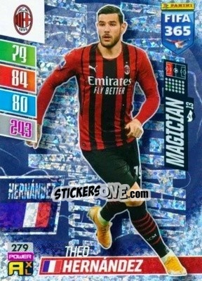 Sticker Theo Hernández - FIFA 365: 2021-2022. Adrenalyn XL n. 279 - Panini