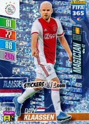Sticker Davy Klaassen - FIFA 365: 2021-2022. Adrenalyn XL n. 281 - Panini