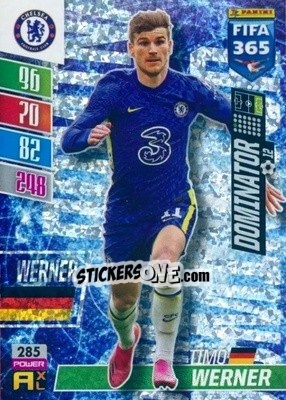 Sticker Timo Werner - FIFA 365: 2021-2022. Adrenalyn XL - Panini
