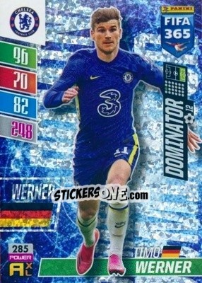 Sticker Timo Werner - FIFA 365: 2021-2022. Adrenalyn XL n. 285 - Panini