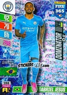 Sticker Gabriel Jesus - FIFA 365: 2021-2022. Adrenalyn XL - Panini