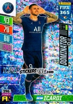 Sticker Mauro Icardi - FIFA 365: 2021-2022. Adrenalyn XL n. 296 - Panini