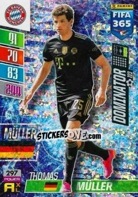 Sticker Thomas Müller - FIFA 365: 2021-2022. Adrenalyn XL n. 297 - Panini