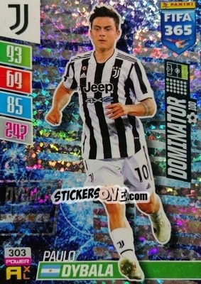 Sticker Paulo Dybala - FIFA 365: 2021-2022. Adrenalyn XL n. 303 - Panini