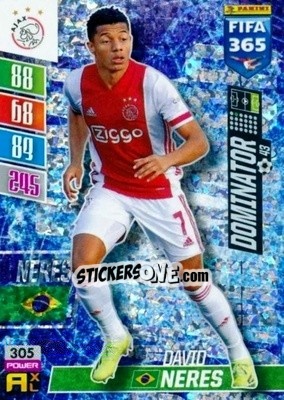 Sticker David Neres - FIFA 365: 2021-2022. Adrenalyn XL - Panini