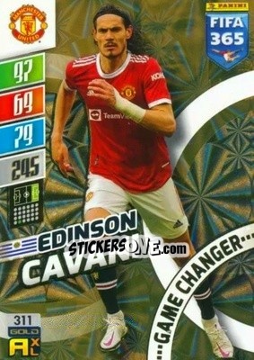 Sticker Edinson Cavani - FIFA 365: 2021-2022. Adrenalyn XL - Panini