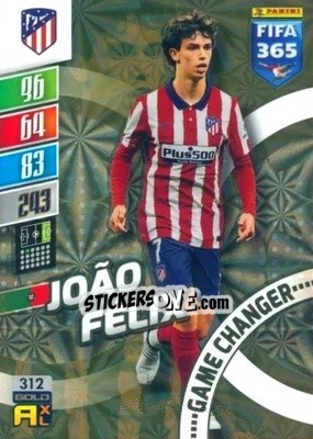 Sticker Joao Félix - FIFA 365: 2021-2022. Adrenalyn XL n. 312 - Panini
