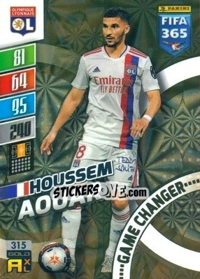 Sticker Houssem Aouar - FIFA 365: 2021-2022. Adrenalyn XL n. 315 - Panini