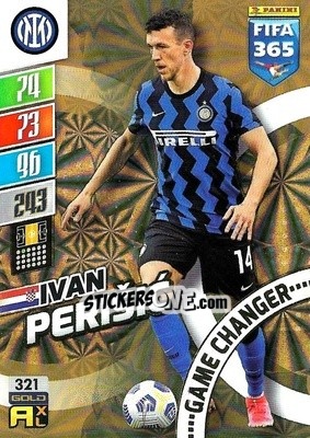 Sticker Ivan Perišic - FIFA 365: 2021-2022. Adrenalyn XL n. 321 - Panini