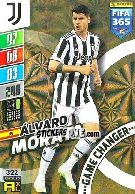 Sticker Álvaro Morata - FIFA 365: 2021-2022. Adrenalyn XL n. 322 - Panini