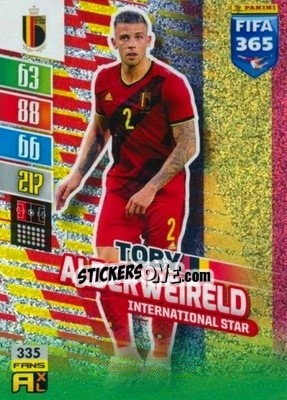 Sticker Toby Alderweireld - FIFA 365: 2021-2022. Adrenalyn XL n. 335 - Panini