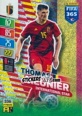 Sticker Thomas Meunier - FIFA 365: 2021-2022. Adrenalyn XL n. 336 - Panini