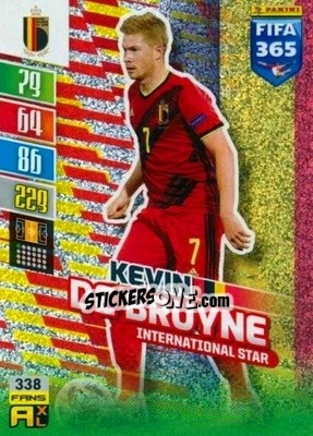 Sticker Kevin De Bruyne - FIFA 365: 2021-2022. Adrenalyn XL n. 338 - Panini