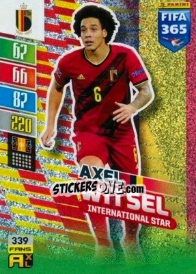 Sticker Axel Witsel - FIFA 365: 2021-2022. Adrenalyn XL n. 339 - Panini