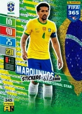 Sticker Marquinhos - FIFA 365: 2021-2022. Adrenalyn XL n. 345 - Panini