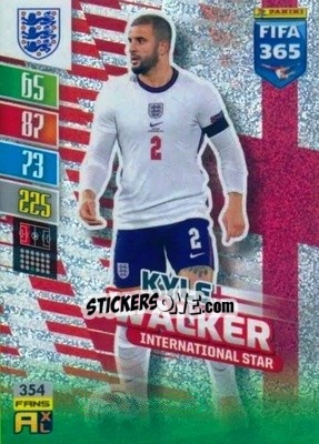 Figurina Kyle Walker - FIFA 365: 2021-2022. Adrenalyn XL - Panini